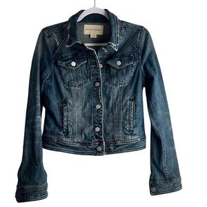 Pilcro and the Leatherpress Denim Jacket MED